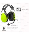 Orejeras CH-3 con adaptador PTT, diadema, MT74H52A-111 (SNR 29dB)