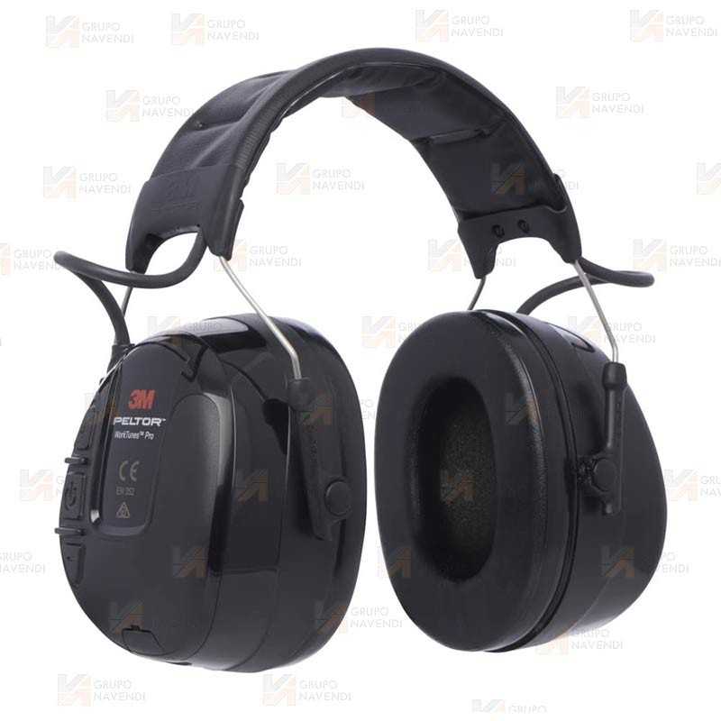 Orejeras 3M WorkTunes Pro FM con radio FM, diadema, HRXS220A (SNR 32dB)