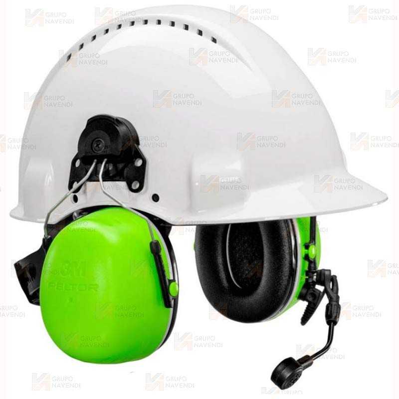 Orejeras PELTOR MT73H450P3E GB CH-5 de alta atenuación para casco (SNR 36dB)