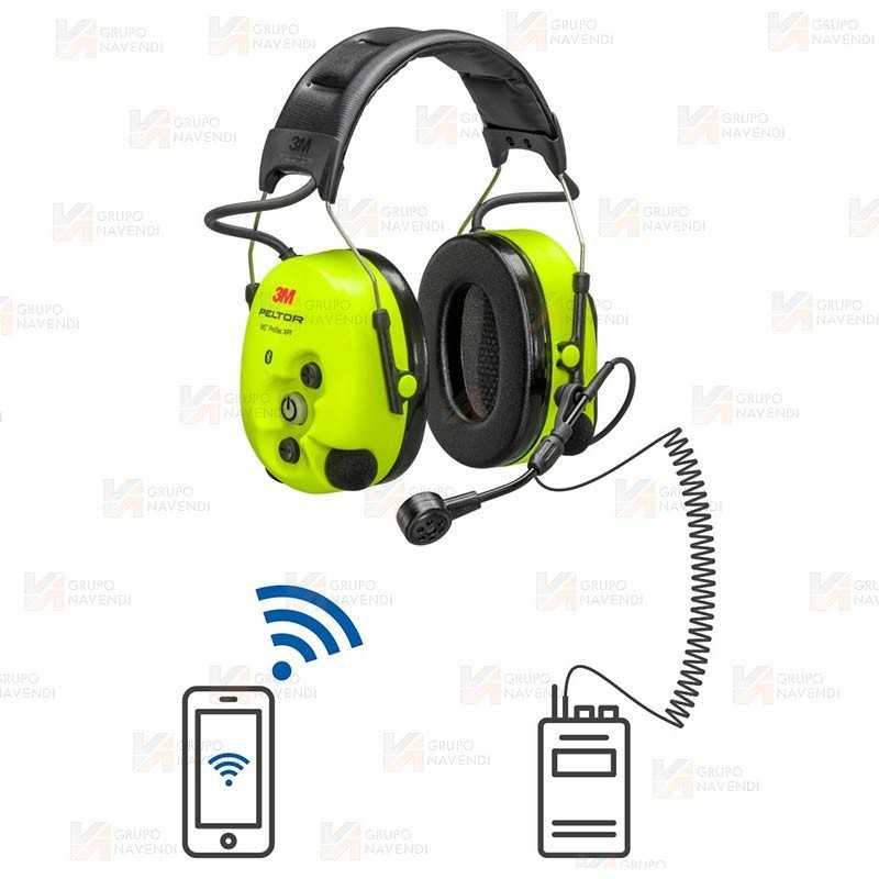 Orejeras PELTOR WS ProTac XPI Bluetooth® FLX2, MT15H7AWS6-111 tipo diadema (SNR 31dB)