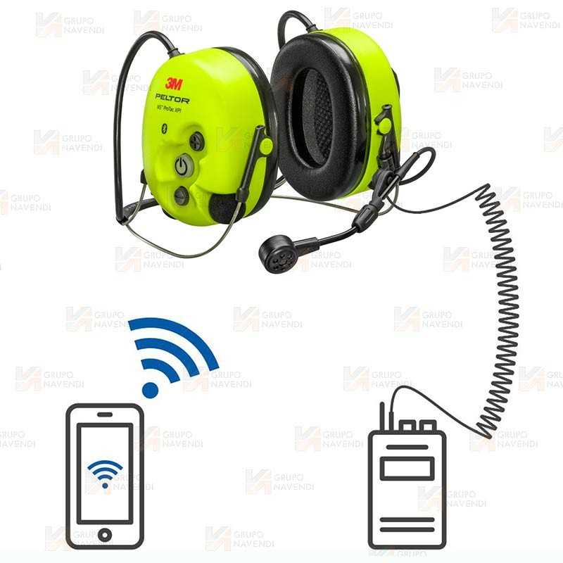 Orejeras PELTOR WS ProTac XPI Bluetooth® FLX2, MT15H7BWS6-111 arnés de nuca (SNR 31dB)