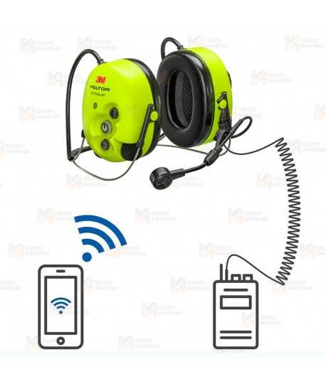 Orejeras PELTOR WS ProTac XPI Bluetooth® FLX2, MT15H7BWS6-111 arnés de nuca (SNR 31dB)