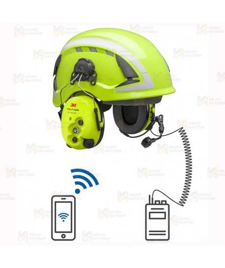 Orejeras PELTOR WS ProTac XPI Bluetooth® FLX2, MT15H7P3EWS6-111para casco (SNR 31dB)