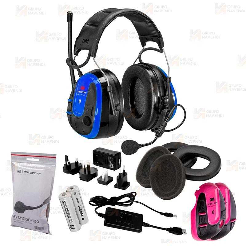 Orejeras PELTOR WS ALERT XPI, Bluetooth®, aplicación móvil, MRX21A3WS6-ACK tipo diadema (SNR 32dB)