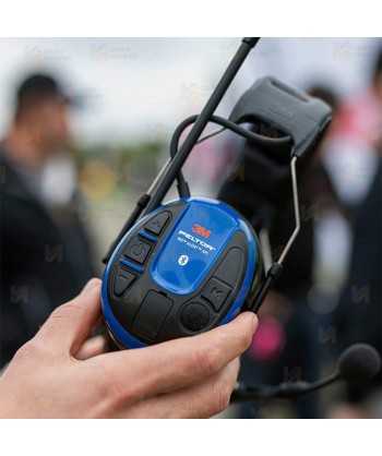 Orejeras PELTOR WS ALERT XPI, Bluetooth®, aplicación móvil, MRX21P3E3WS6 para casco (SNR 30dB)