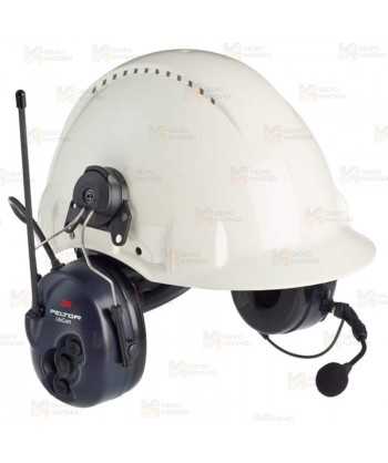Orejeras 3M WS LiteCom PMR446 MHz, MT53H7P3E4400-EU, para casco (SNR 33dB)
