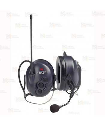 Orejeras 3M WS LiteCom PMR446 MHz, MT53H7B4400-EU, arnés nuca (SNR 33dB)
