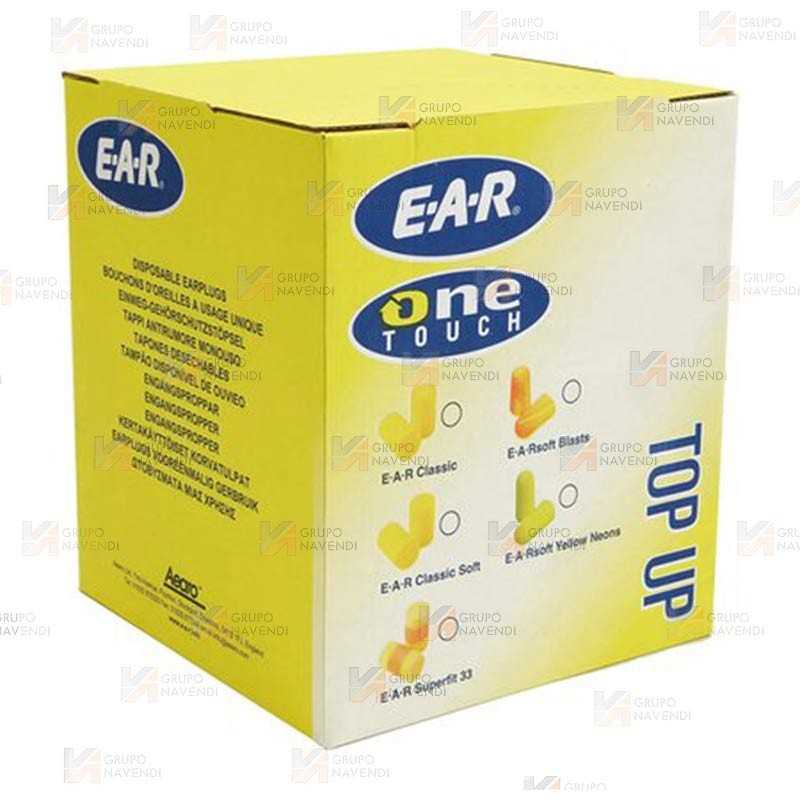 Caja de recarga de tapones desechables 3M E-A-R PP-01-001 500 pares (SNR 28dB)
