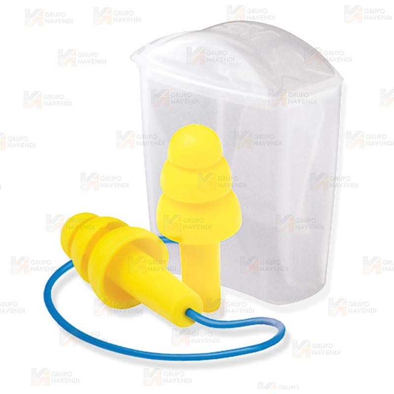 Tapones reutilizables E-A-R UltraFit UF-01-020 con cordón  (SNR 29dB)