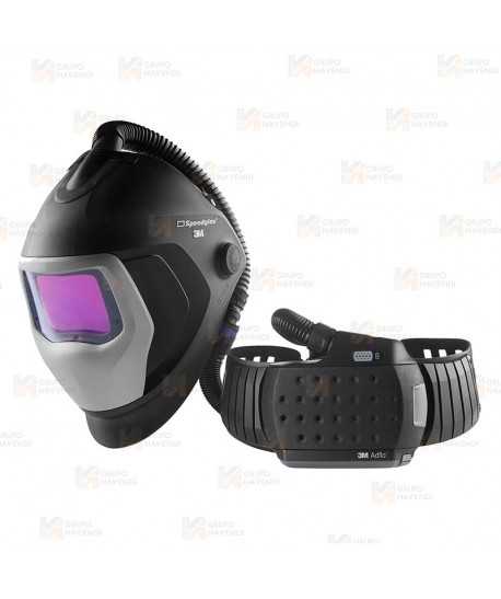 Equipo de respiración motorizado 3M Adflo 9100-Air con pantalla de soldadura, con filtro de soldadura 9100XXi, 567726