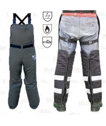 Zahones ignífugos y anticorte para motosierras  (Clase 2)