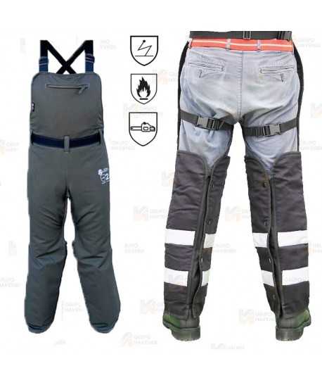 Zahones ignífugos y anticorte para motosierras  (Clase 2)