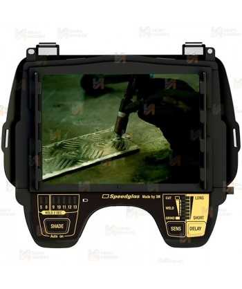 Pantalla de soldadura 3M Speedglas 9100 MP, con filtro, tubo de respiración y bolsa de transporte