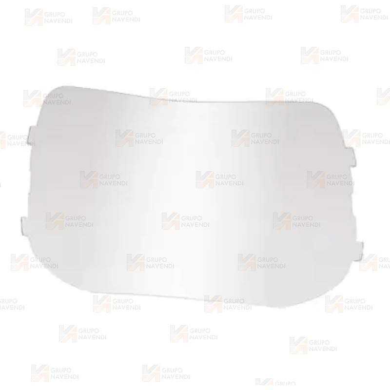 Placa de visor transparente y antiempañante para pantallas 3M™ 9100