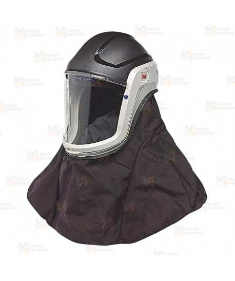Casco 3M Versaflo con cubrehombros de alta durabilidad M-406