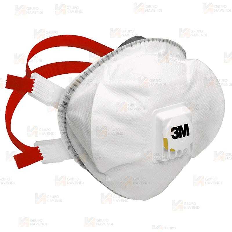 Mascarilla 3M 8835+ con válvula para partículas, FFP3 NR D (Pack 5)