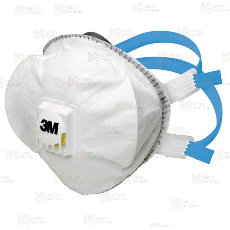 Mascarilla 3M 8825+ con válvula para partículas, FFP2 NR D