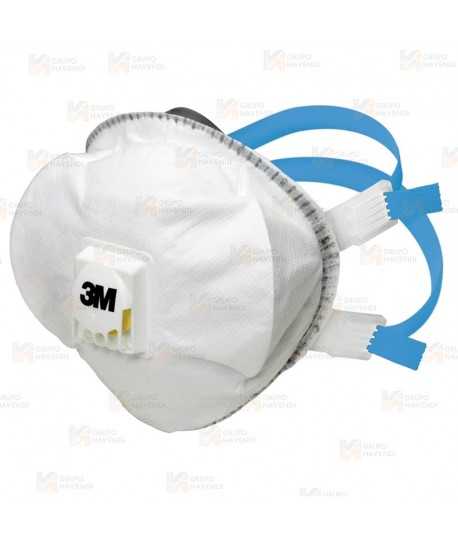 Mascarilla 3M 8825+ con válvula para partículas, FFP2 NR D