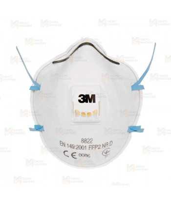 Mascarilla 3M 8822 con válvula para partículas, FFP2 NR D