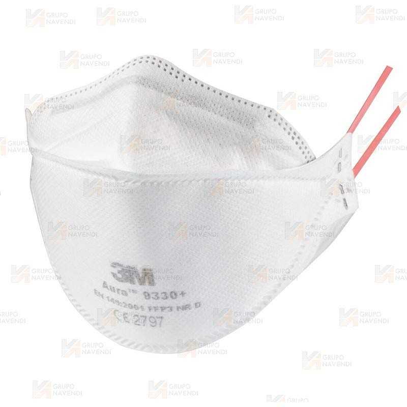 Mascarilla plegable  FFP3 NR D 3M Aura 9330+ Gen3 RU (440 unid.)