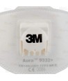 Mascarilla plegable con válvula, FFP3 3M™ Aura™ 9332+ NR D