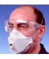 Mascarilla plegable con válvula, FFP3 3M™ Aura™ 9332+ NR D