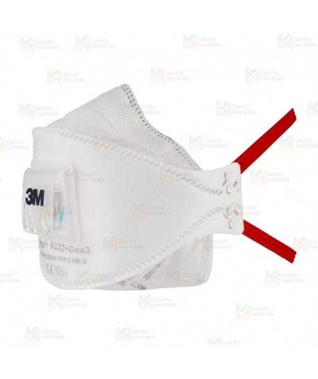 Mascarilla plegable con válvula, FFP3 NR D 3M™ Aura™ 9332+ GEN3