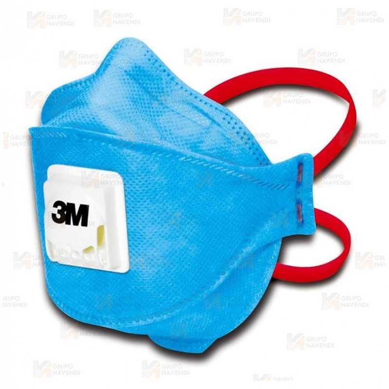 Mascarilla plegable con válvula, FFP3 3M™ Aura™ 9432+ NR D (10 unid.)