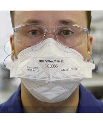 Mascarilla plegable sin válvula FFP2 NR D 3M™ VFlex™ 9152E