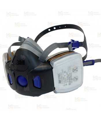 Semimáscara de silicona 3M™ Secure Click™ HF-800