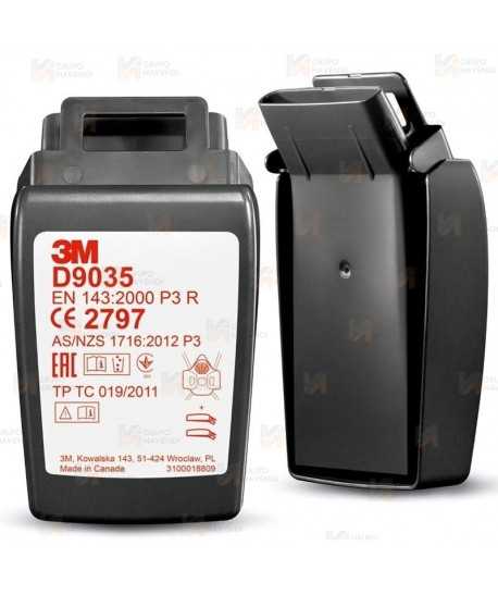 Filtro 3M™ Secure Click™ P3 R, D9035 para semimáscaras HF-800