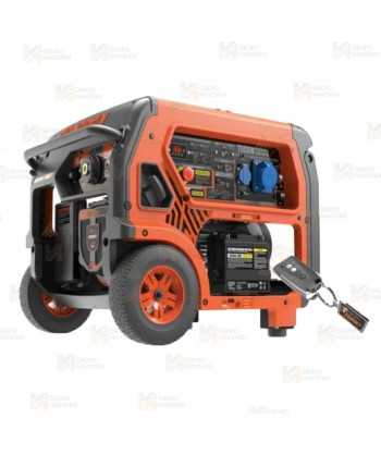 Generador eléctrico profesional a gasolina 4T (230V / 7.000W) con control remoto