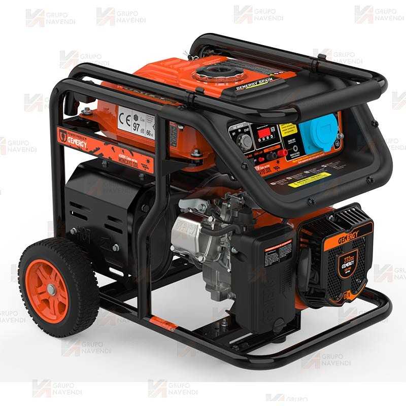 Generador monofásico SVR a gasolina 4T (4.500W) para fotovoltaicas y solares