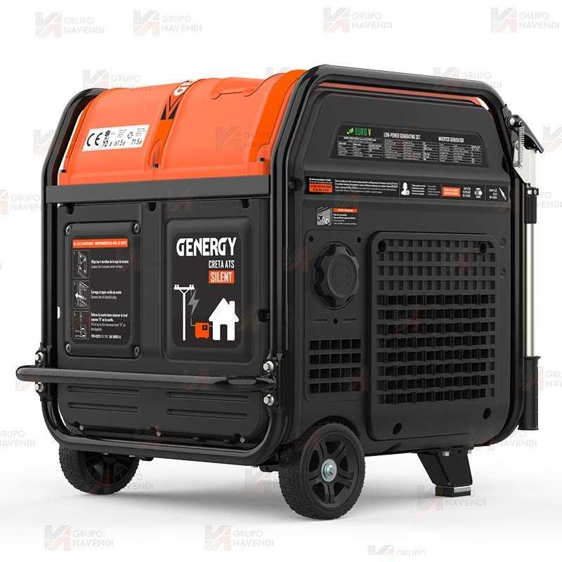 Generador Inverter Silent a gasolina 4T (230V / 7.500W) con arranque automático por fallo en la red