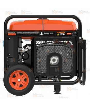Generador monofásico Inverter a gasolina 4T (7.500W) con control remoto