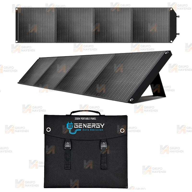 Panel solar plegable y portátil GZE-200W