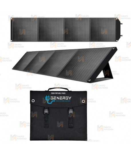 Panel solar plegable y portátil GZE-200W