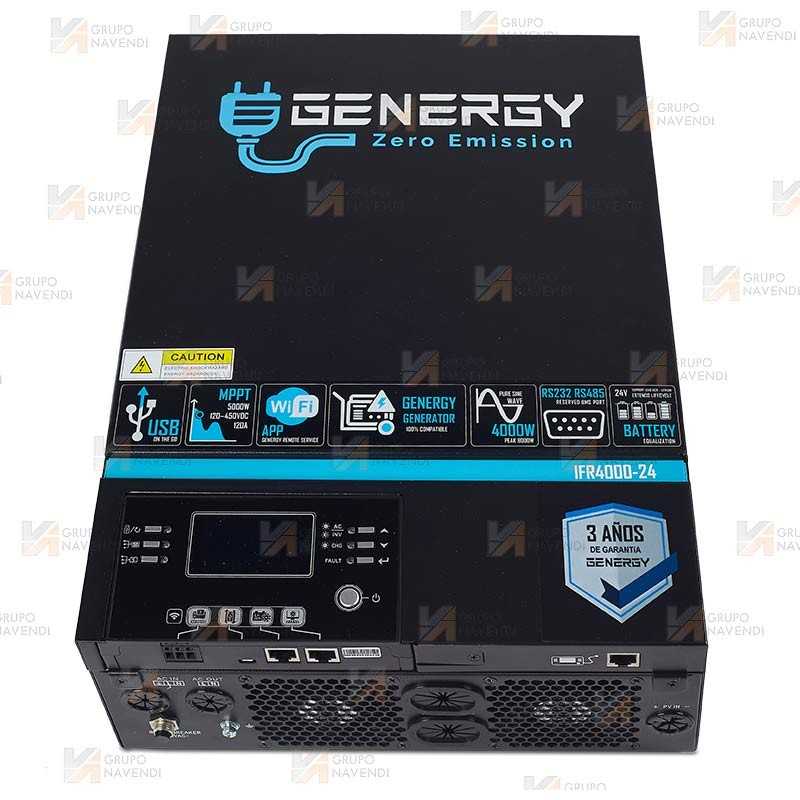 Inversor solar Genergy IFR4000  24 V  de 4000W
