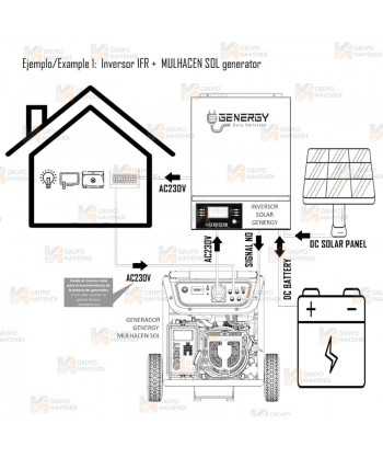 Inversor solar Genergy IFR6000  48 V