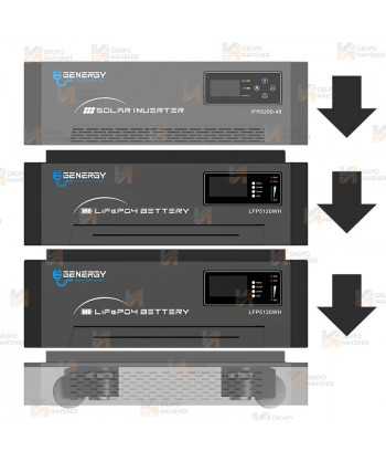 Batería LFP5120WH de 5,12 kWh para inversores Genergy