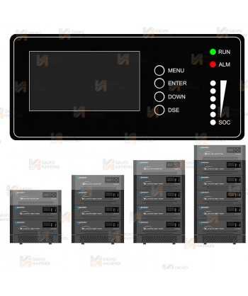 Batería LFP5120WH de 5,12 kWh para inversores Genergy
