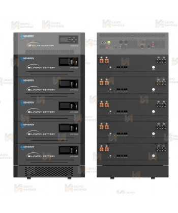 Batería LFP5120WH de 5,12 kWh para inversores Genergy
