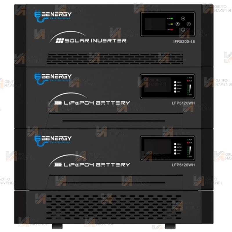 Kit solar completo Genergy GZE-10252 de 10240Wh/5200W
