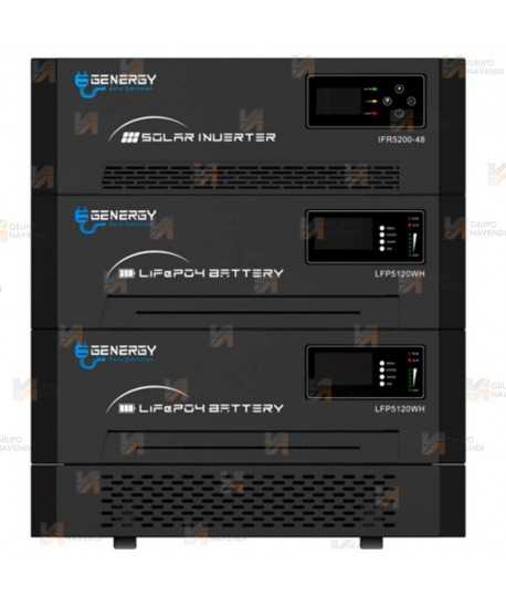 Kit solar completo Genergy GZE-10252 de 10240Wh/5200W
