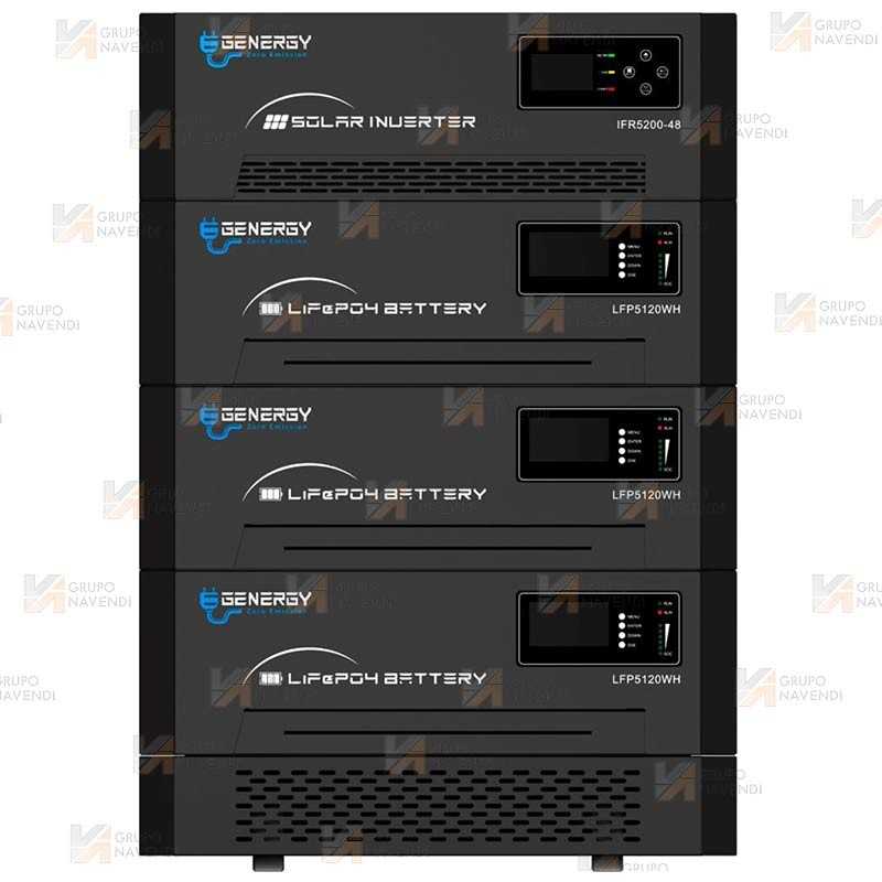 Kit solar completo Genergy GZE-15352 de 15360Wh/5200W