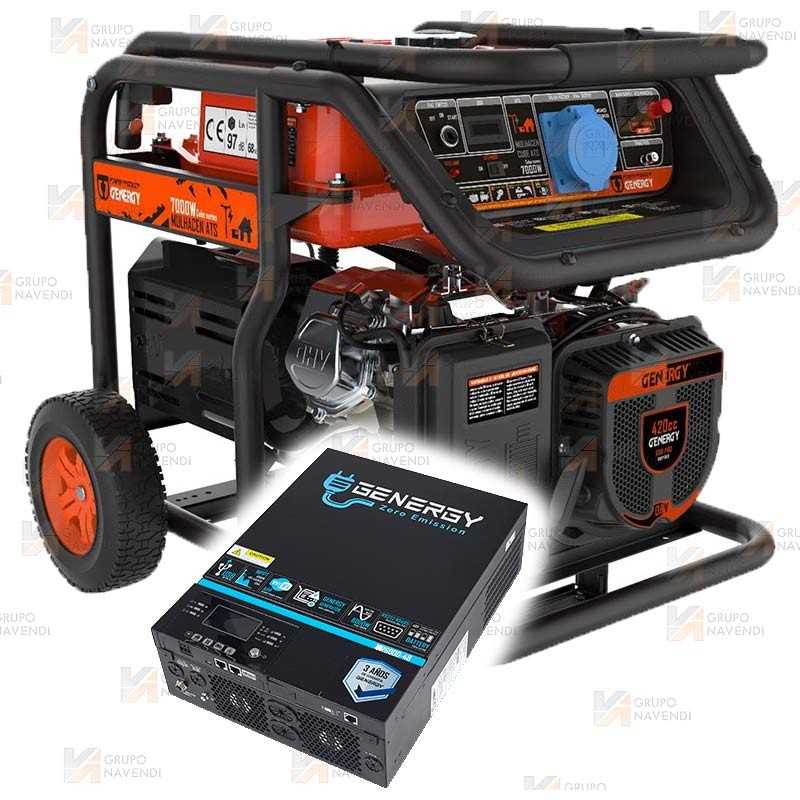 Kit Solar Genergy Eco 6000 (Generador Mulhacén SOL + Inverter IFR6000)