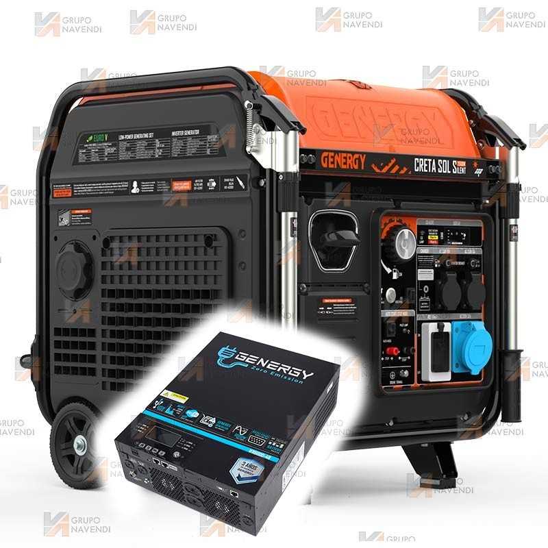 Kit Solar Genergy Pro 6000S (Generador Creta Silent SOL + inverter IFR6000)