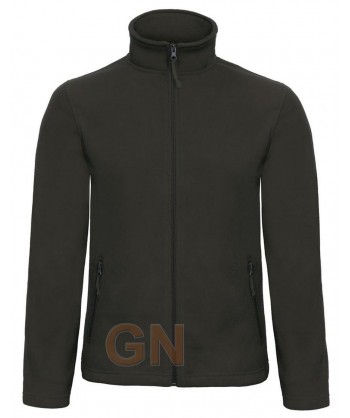 Chaqueta polar unisex, gruesa de B&C color  negro