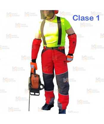 Pantalón bielástico anticorte motosierra (Clase 1)