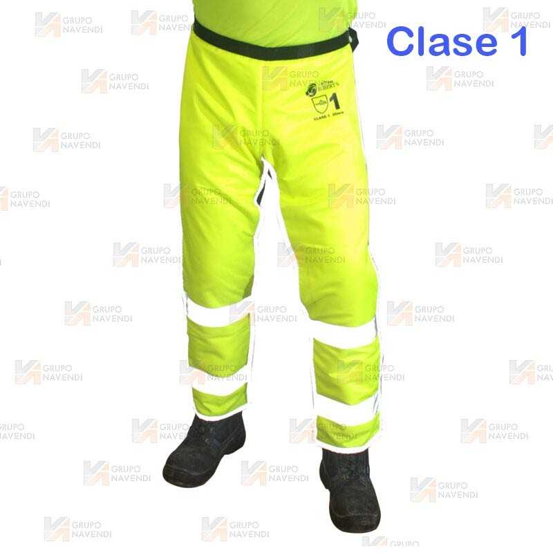 Zahón bicolor amarillo flúor para motosierra (Clase 1)